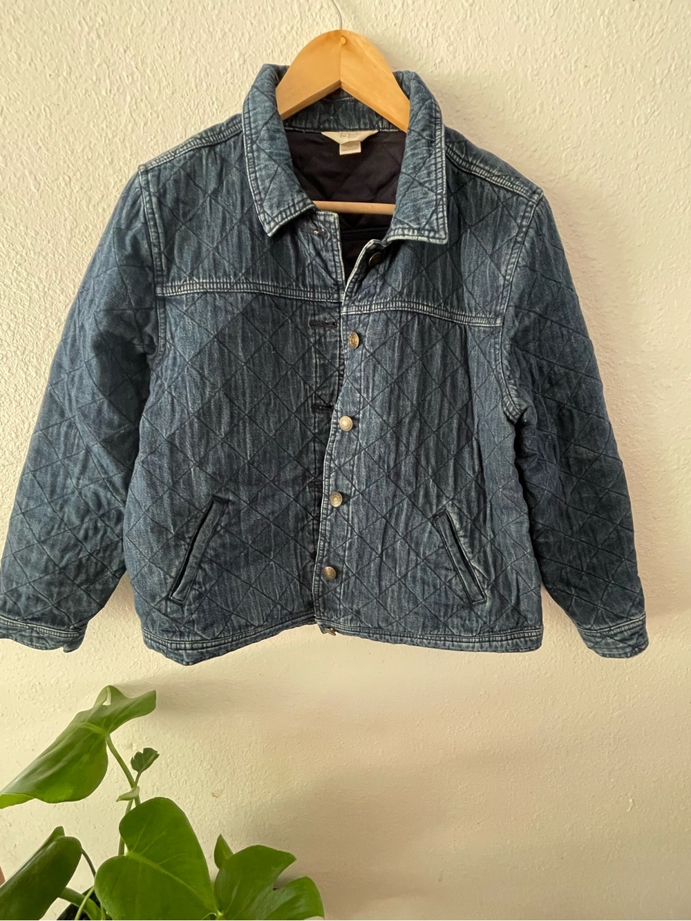 Adorable Quilted Blue Denim Jacket